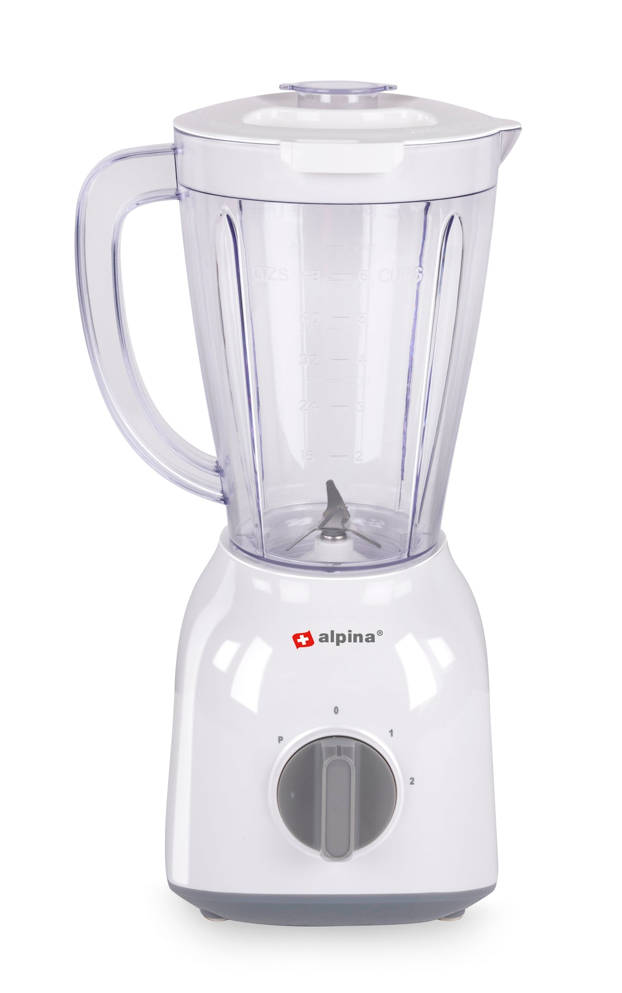 alpina Blender 1,5L 400W Wit - maximondo
