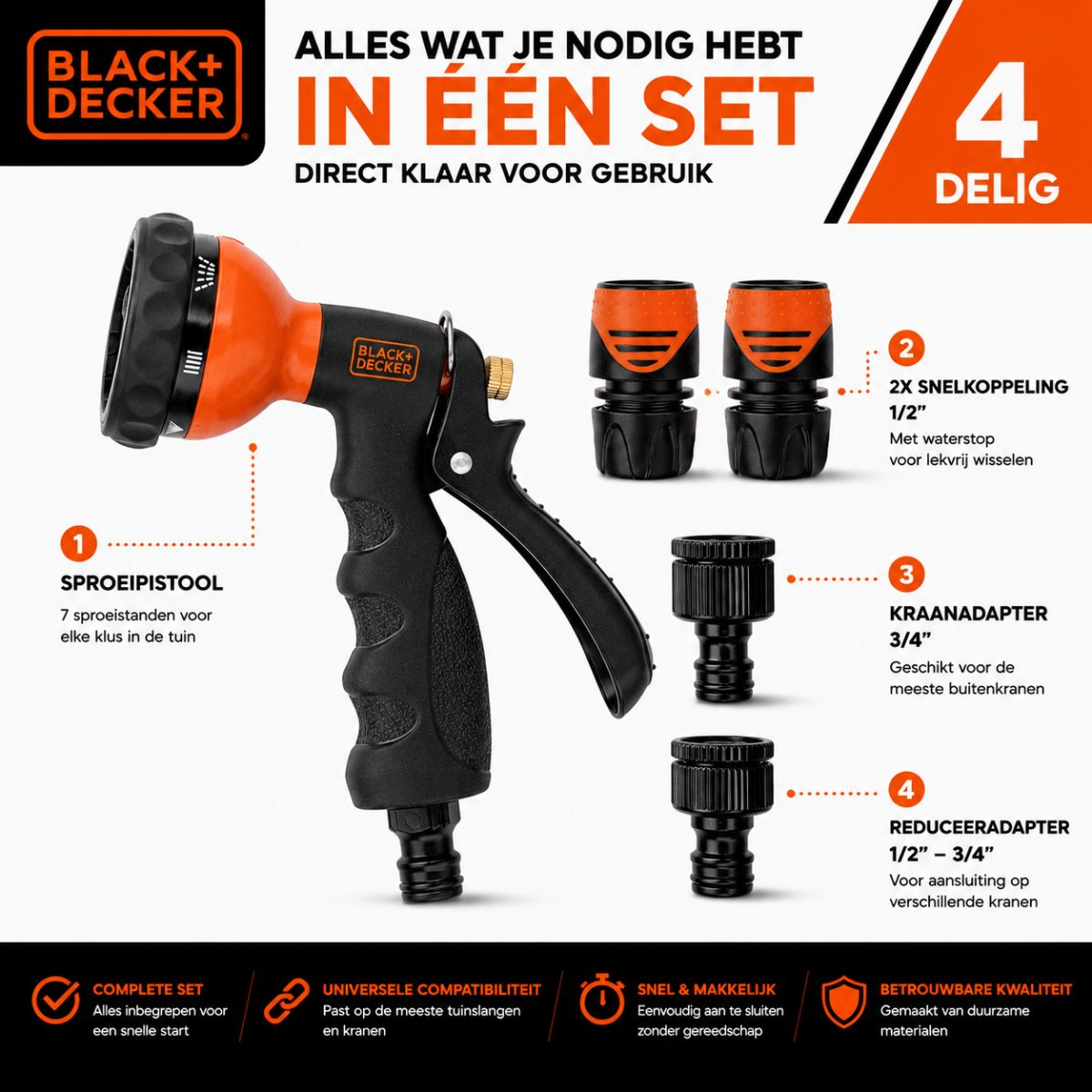 BLACK+DECKER Sproeikop - maximondo