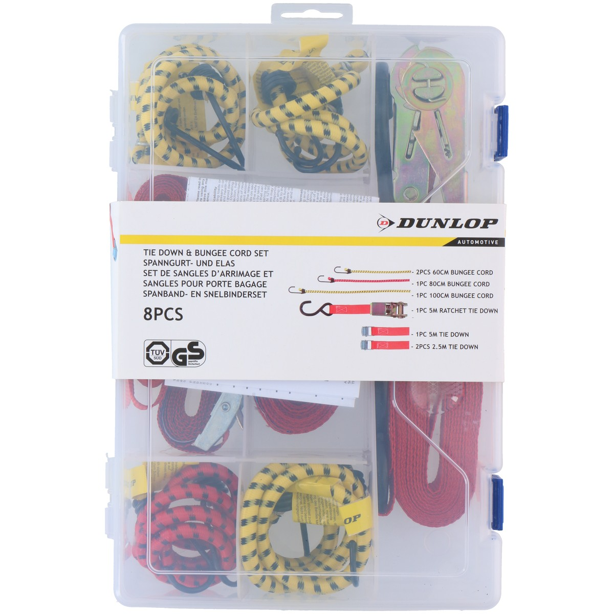 Dunlop Spanbanden Set - met Ratel - maximondo