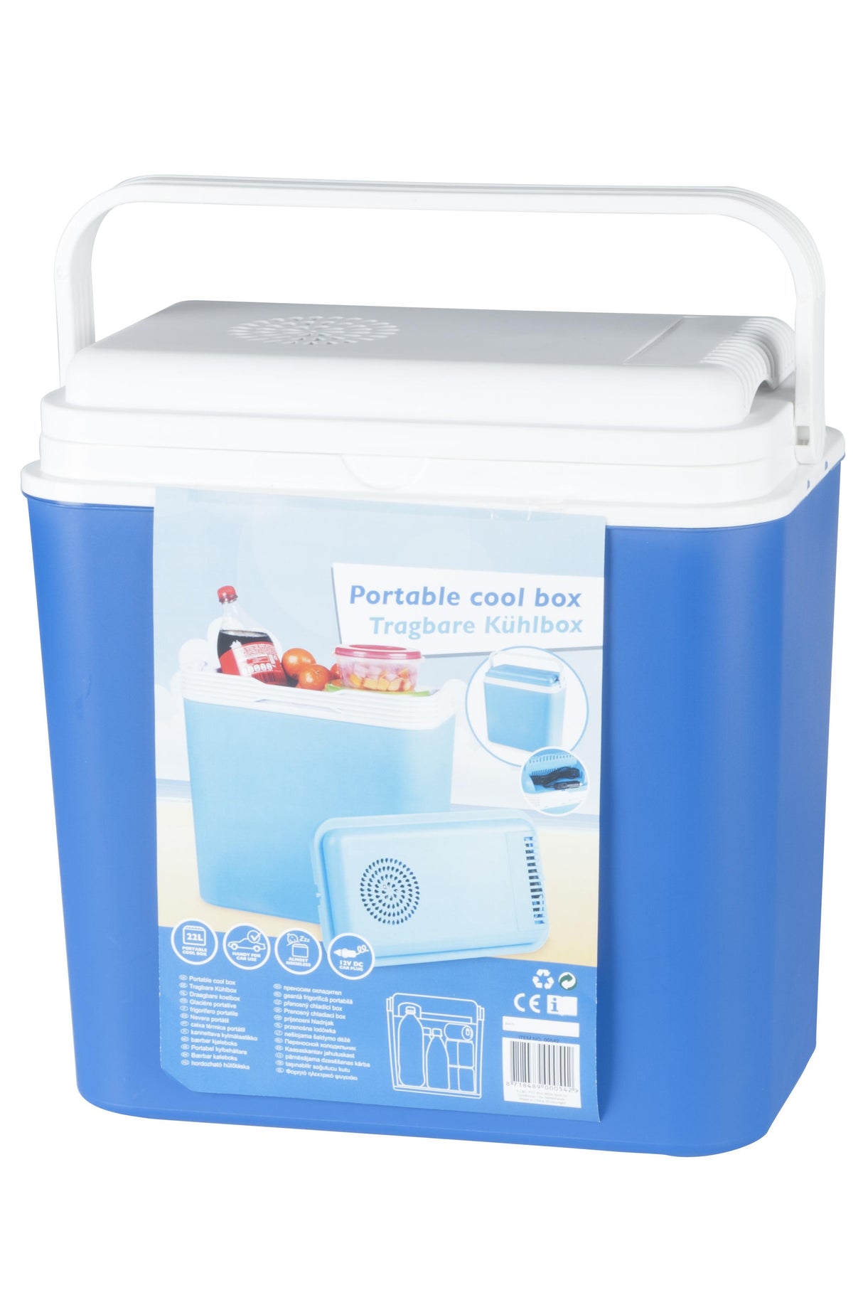 Koelbox 22L Auto Blauw - maximondo