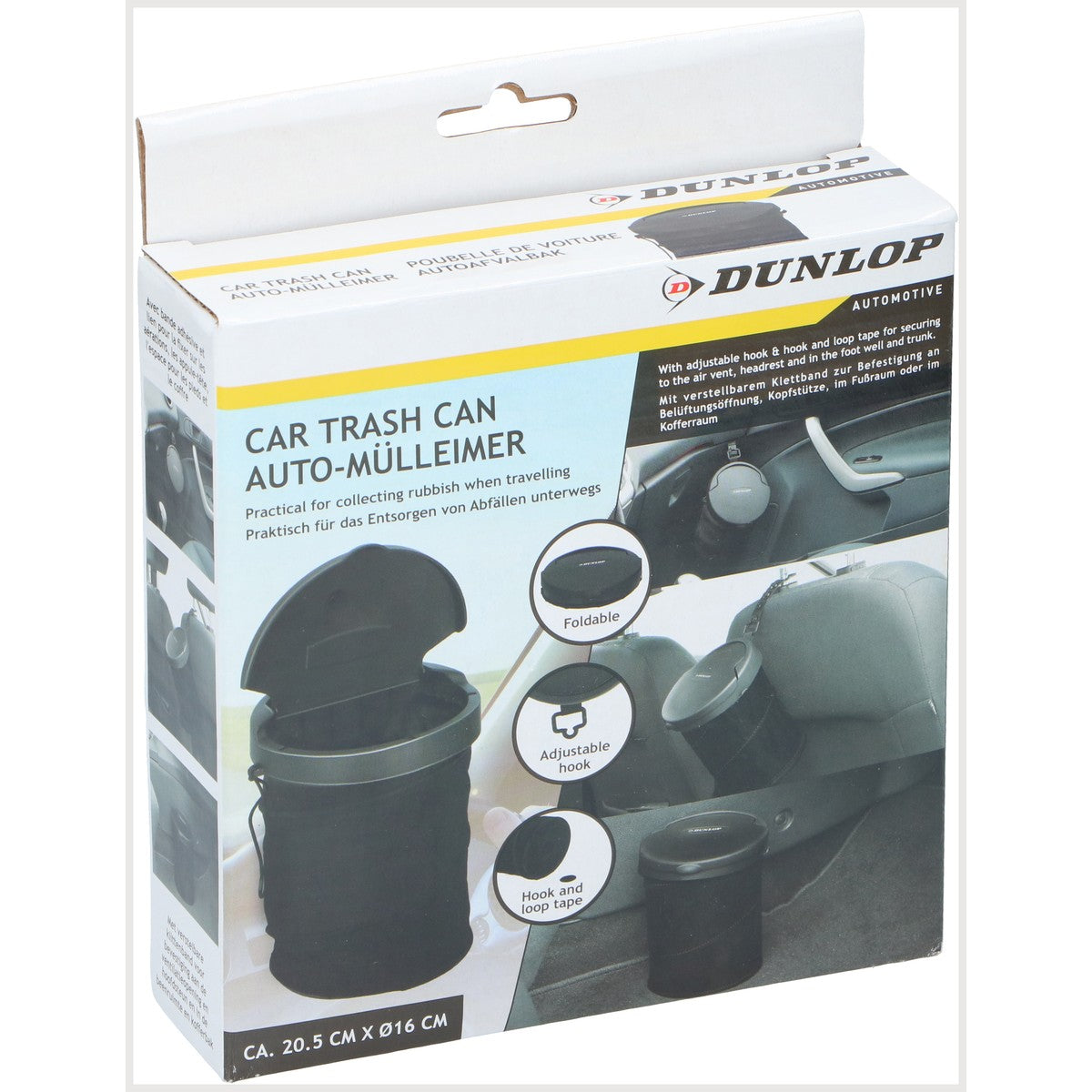 Dunlop Opvouwbare AutoAfvalbak - maximondo