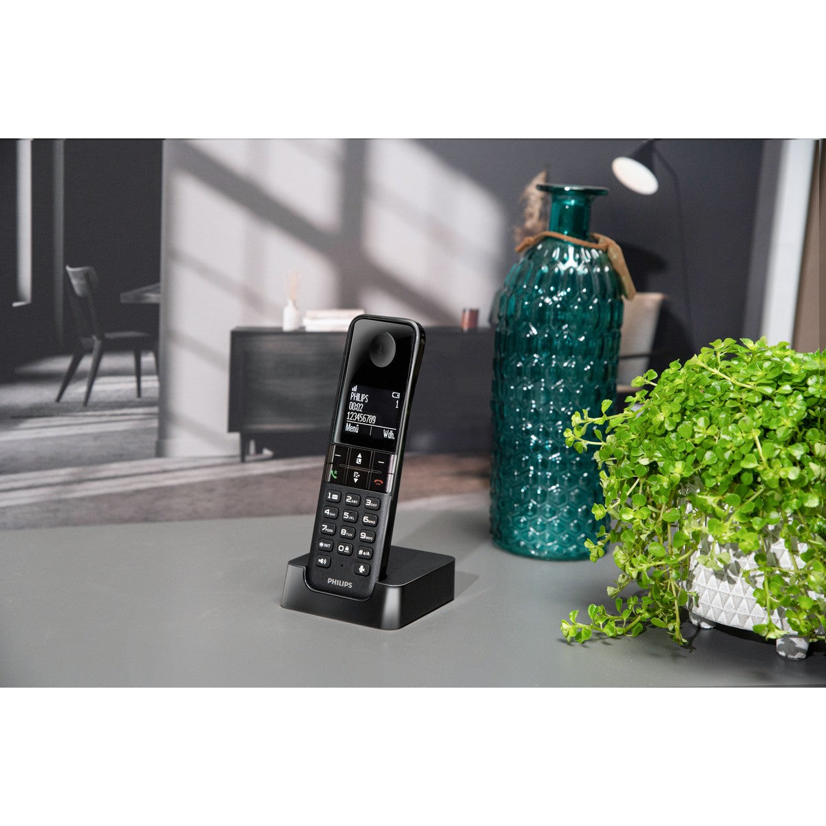 Philips D4701B Huistelefoon – Vaste Telefoon - DECT Telefoon - maximondo