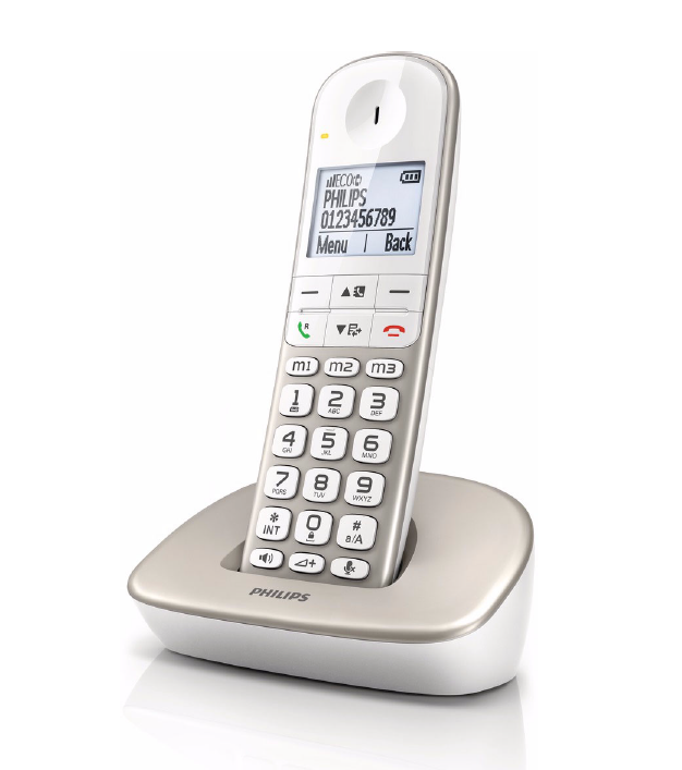 Philips XL490 Vaste Telefoon – Huistelefoon Senioren – Wit - maximondo