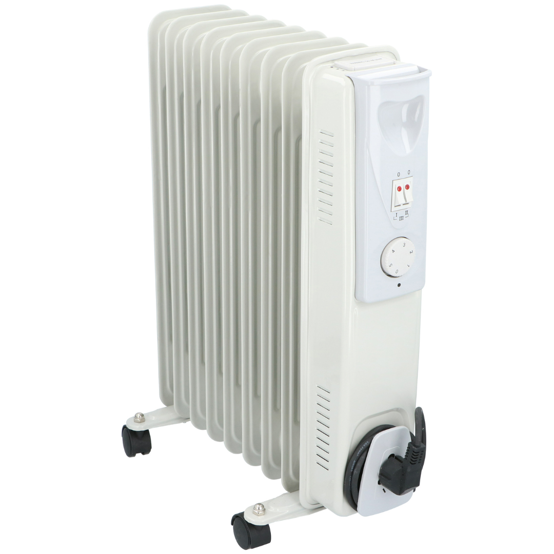 alpina Elektrische Olieradiator 2000W Wit - maximondo