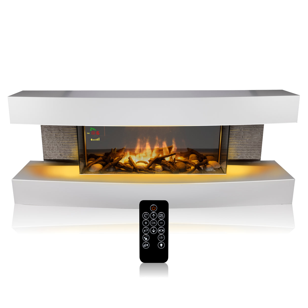 Classic Fire Sfeerhaard Elektrisch Montreal 2000W - maximondo