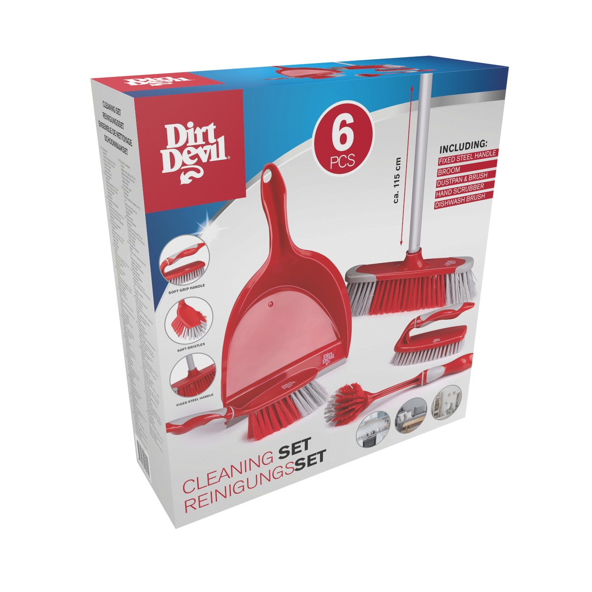 Dirt Devil Reinigingsset 6Delige - maximondo