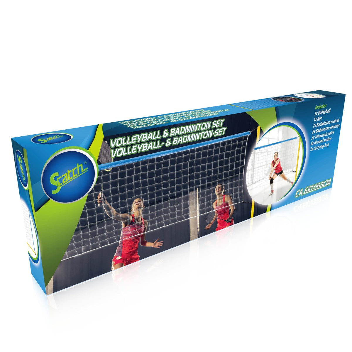 Scatch volleybal- en badmintonset - maximondo