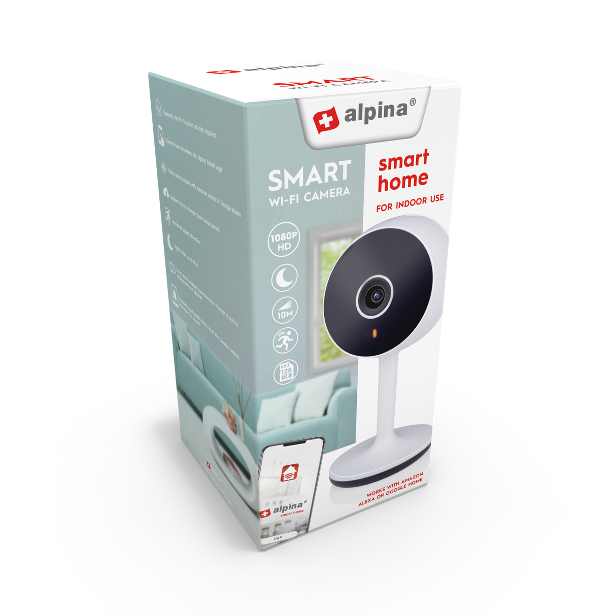 alpina Smart Home Wifi Camera Bewakingscamera