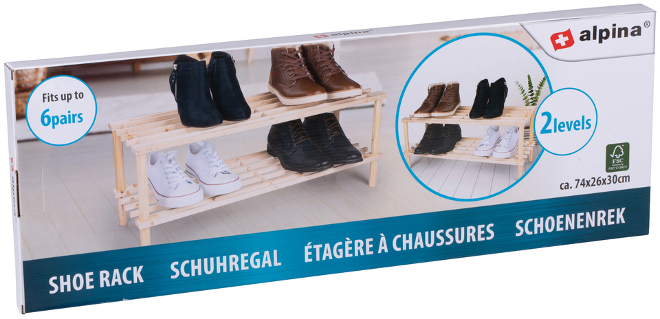 alpina Schoenenrek Hout