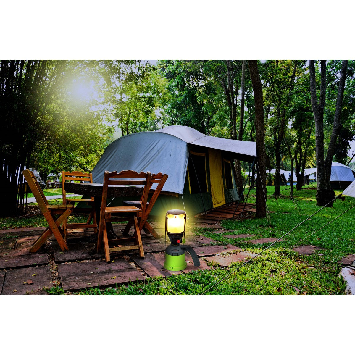 Kinzo Gaslamp voor Camping - maximondo