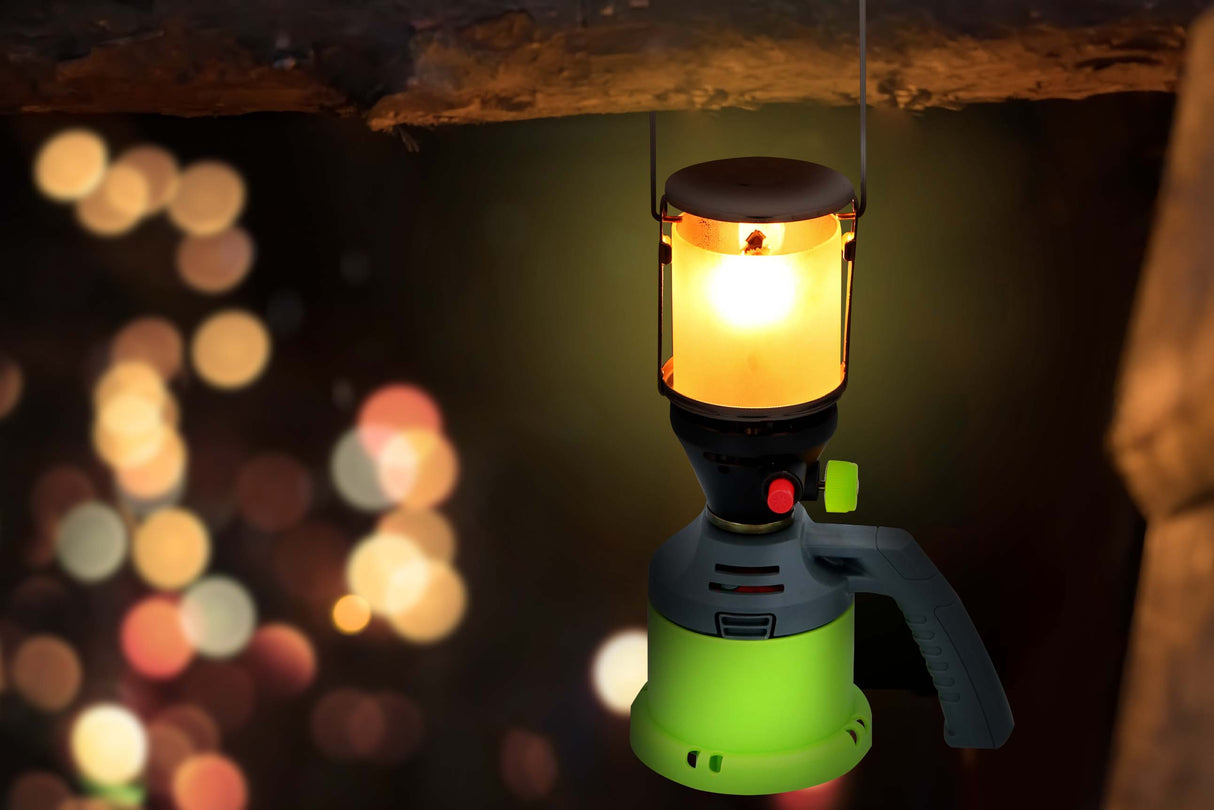 Kinzo Gaslamp voor Camping - maximondo