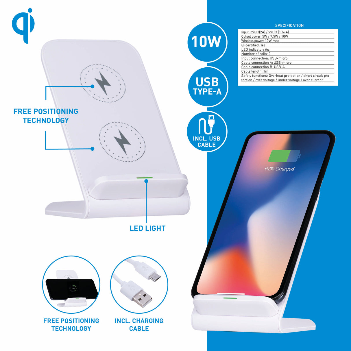 Grundig Qi Lader 10W - maximondo