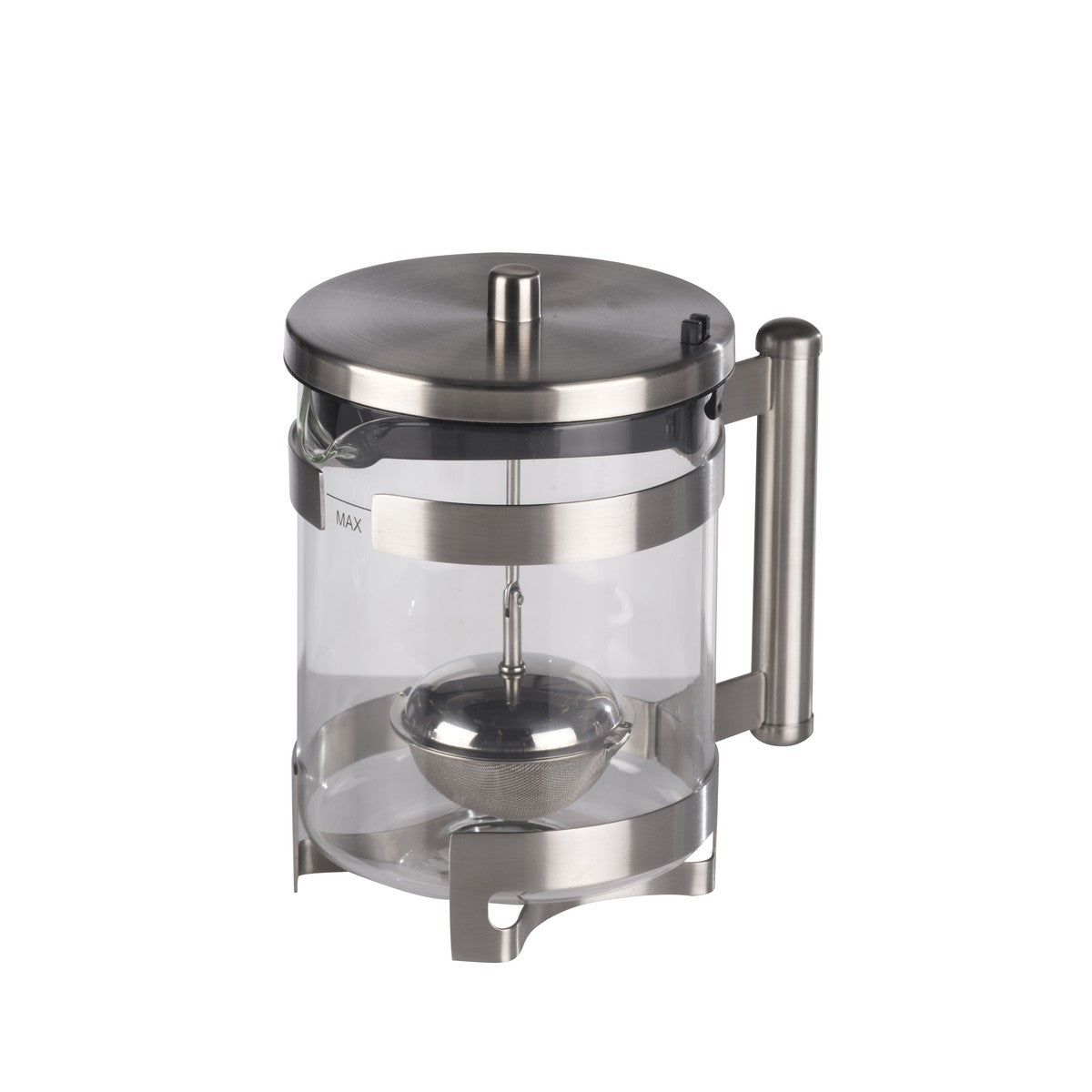 alpina Cafetière 1l 8 koffie RVS/ glas/ kunststof