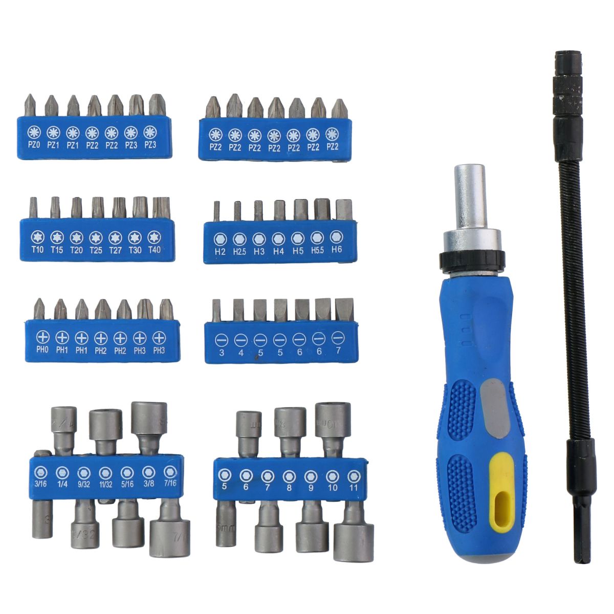Kinzo Gereedschapset: 58 Stuks - maximondo