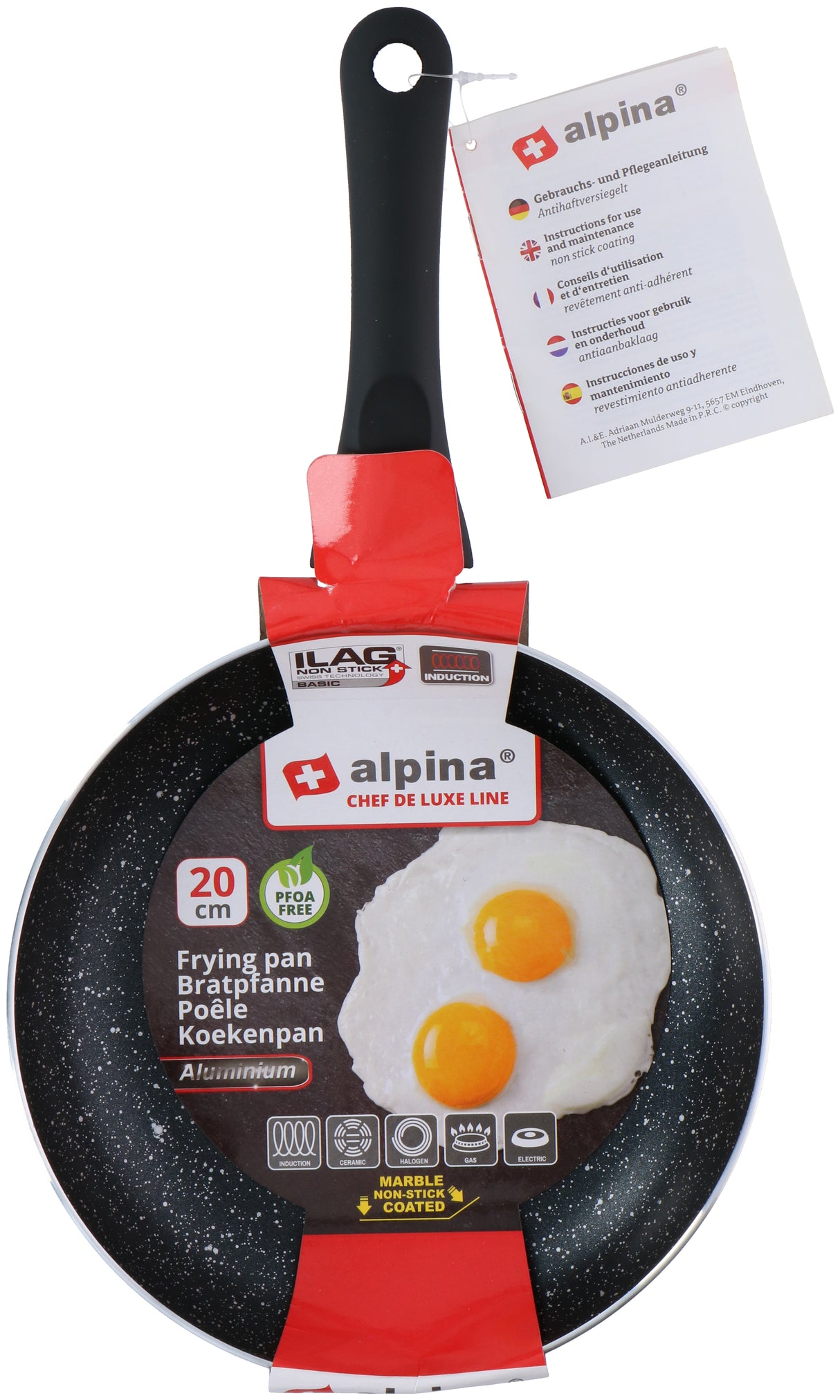 alpina Koekenpan Ø20cm AntiAanbaklaag