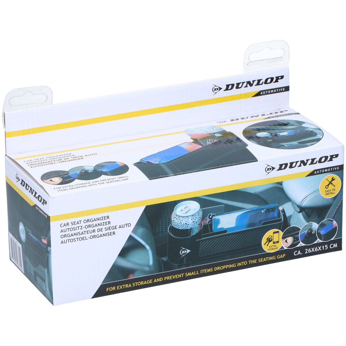 Dunlop Autostoelorganizer Zwart - maximondo