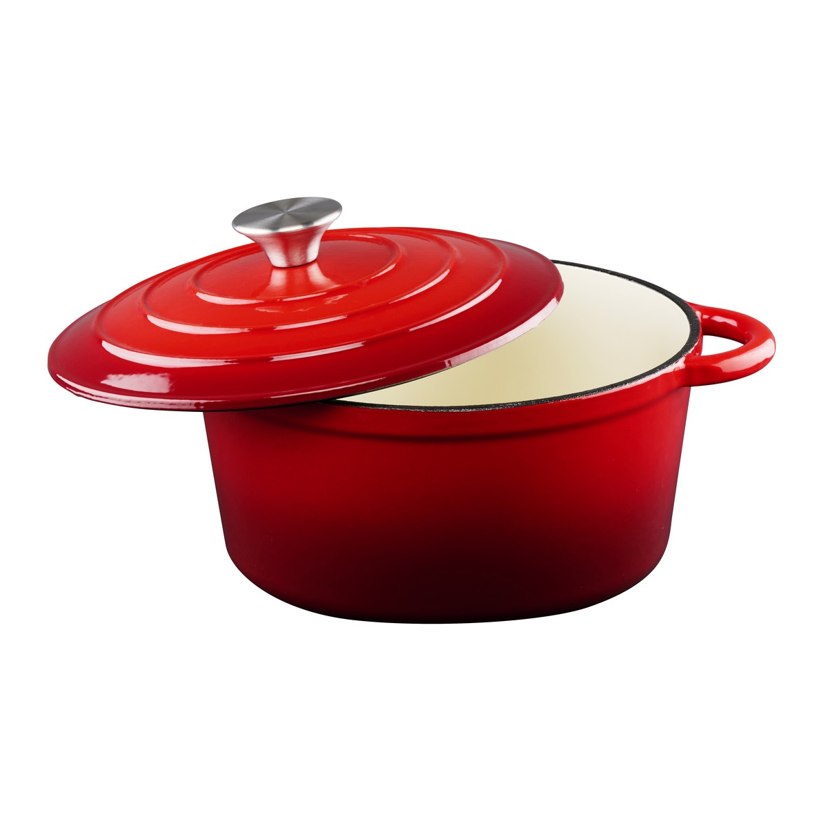 alpina Koekenpan 24 cm Rood