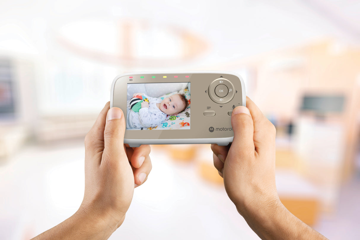 Motorola Babyfoon VM483, 2.8", Infrarood - maximondo