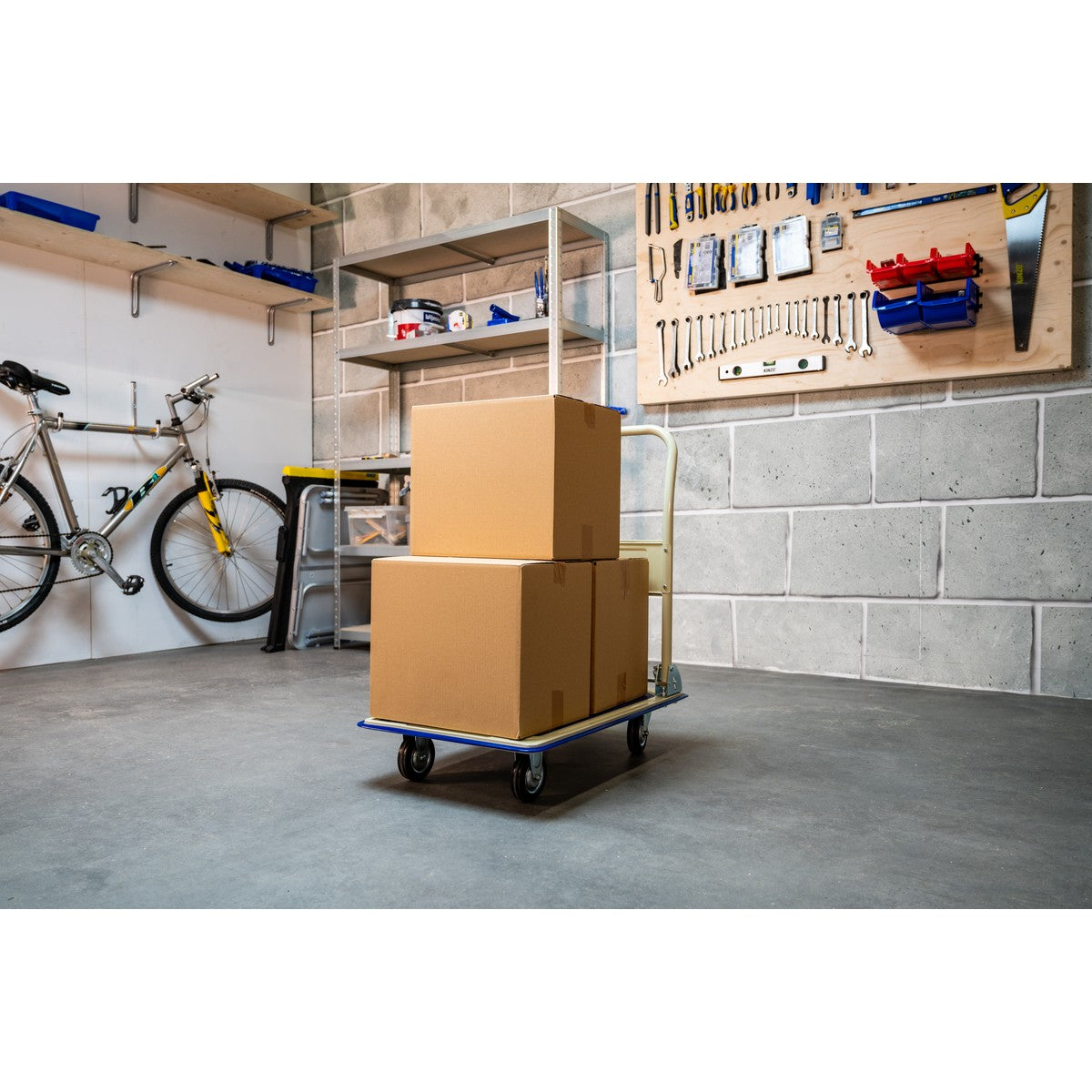 Kinzo Platformwagen – Inklapbare Transportwagen – Max. 150kg - maximondo