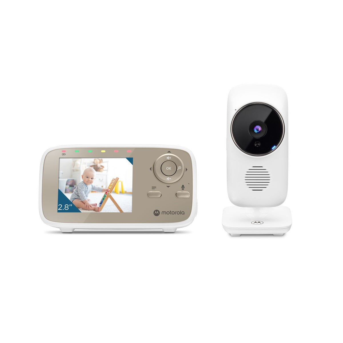 Motorola Babyfoon VM483, 2.8", Infrarood - maximondo