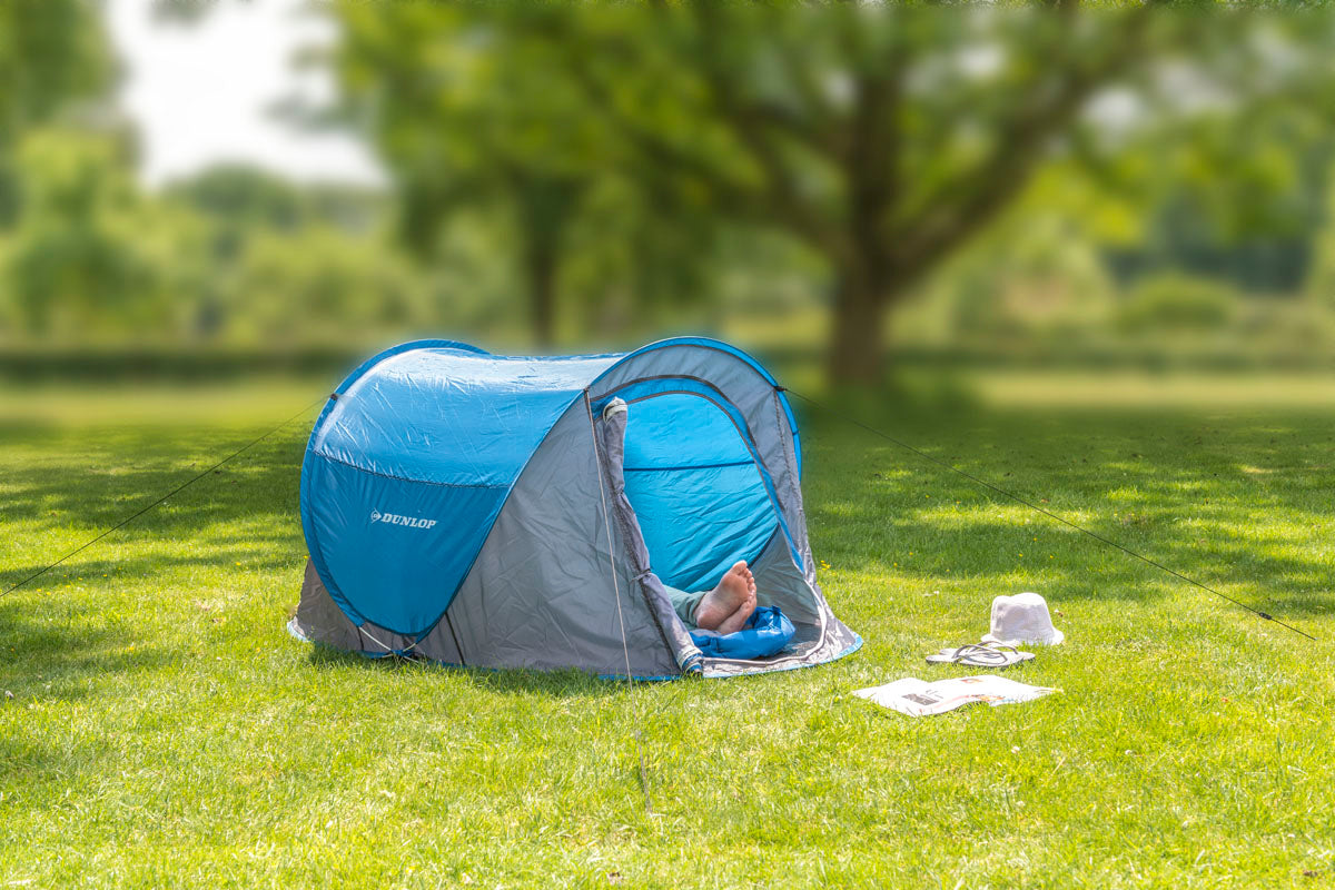 Dunlop popup-tent 2 pers - maximondo