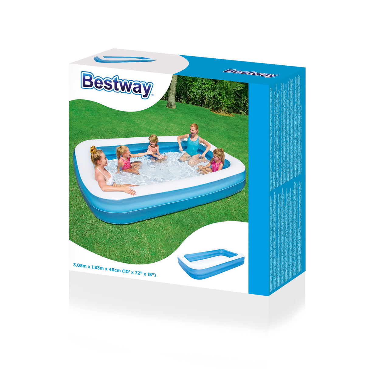 Bestway Opblaasbaar Familie Zwembad