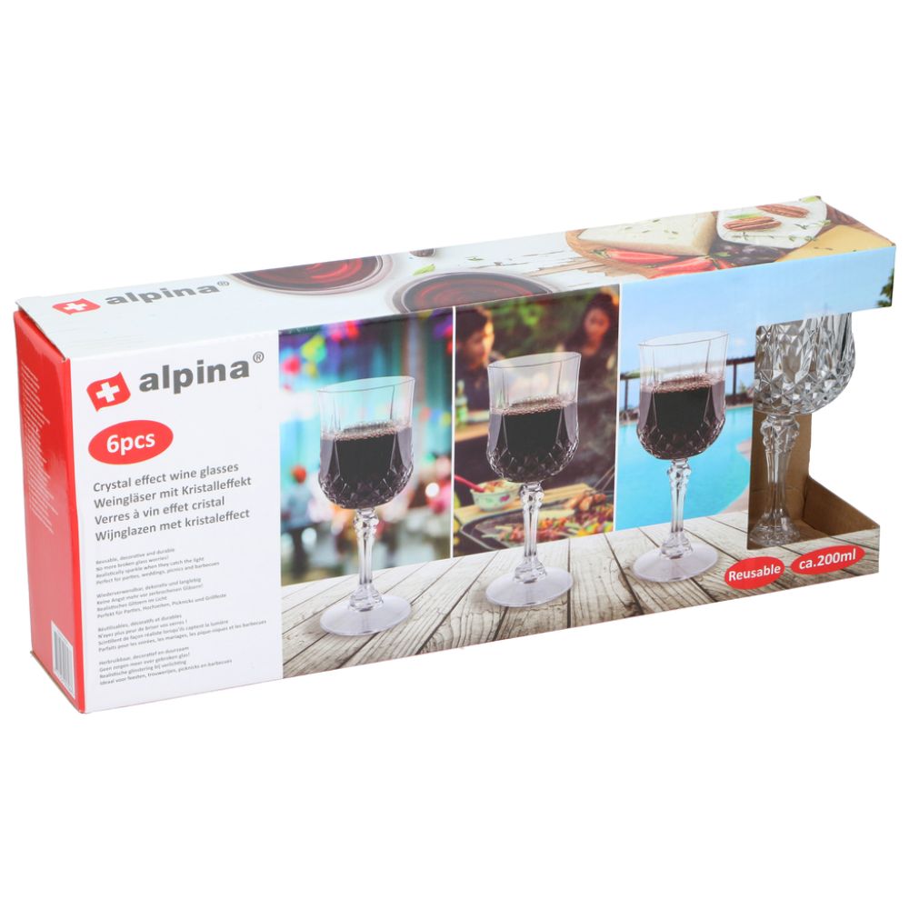 alpina Wijnglazen 6 Stuks 200ml - maximondo