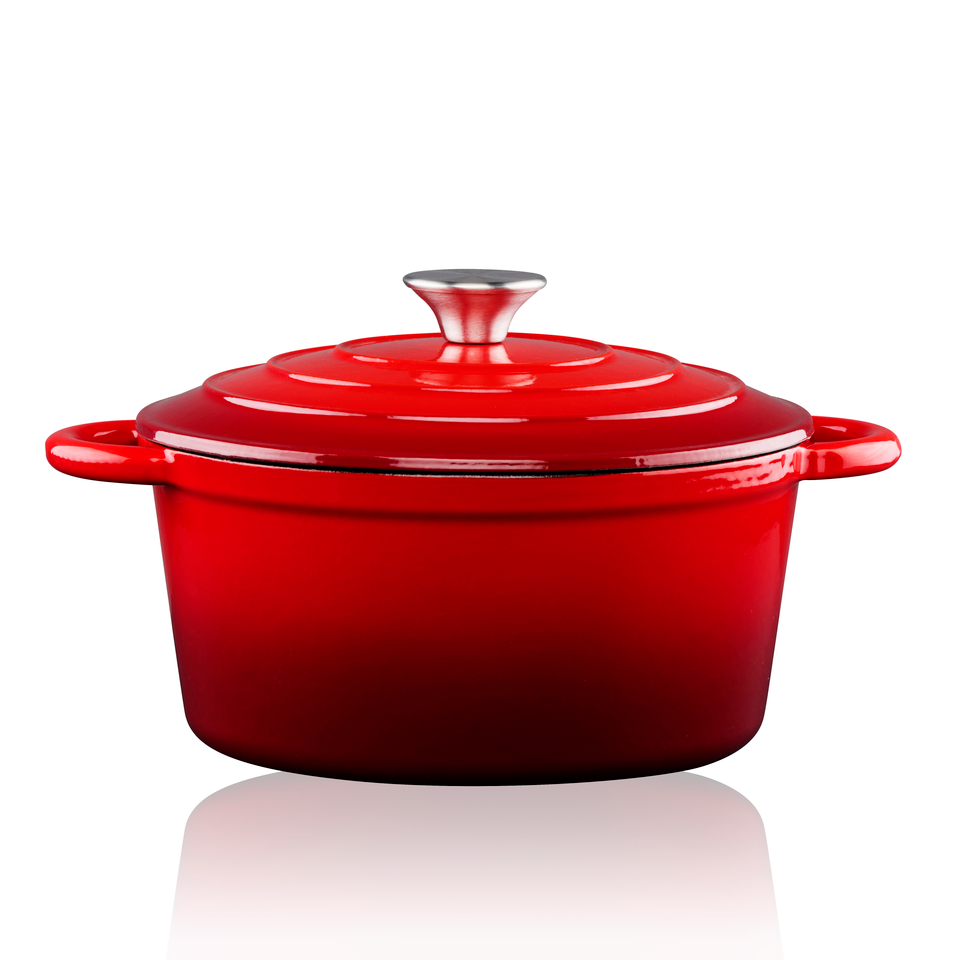 alpina Koekenpan 24 cm Rood - maximondo