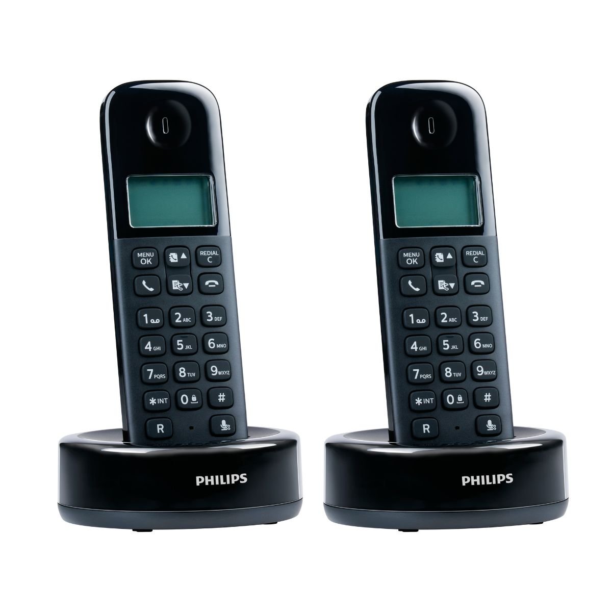 Philips D160 Huistelefoon 2 Handsets – Vaste Telefoon - maximondo