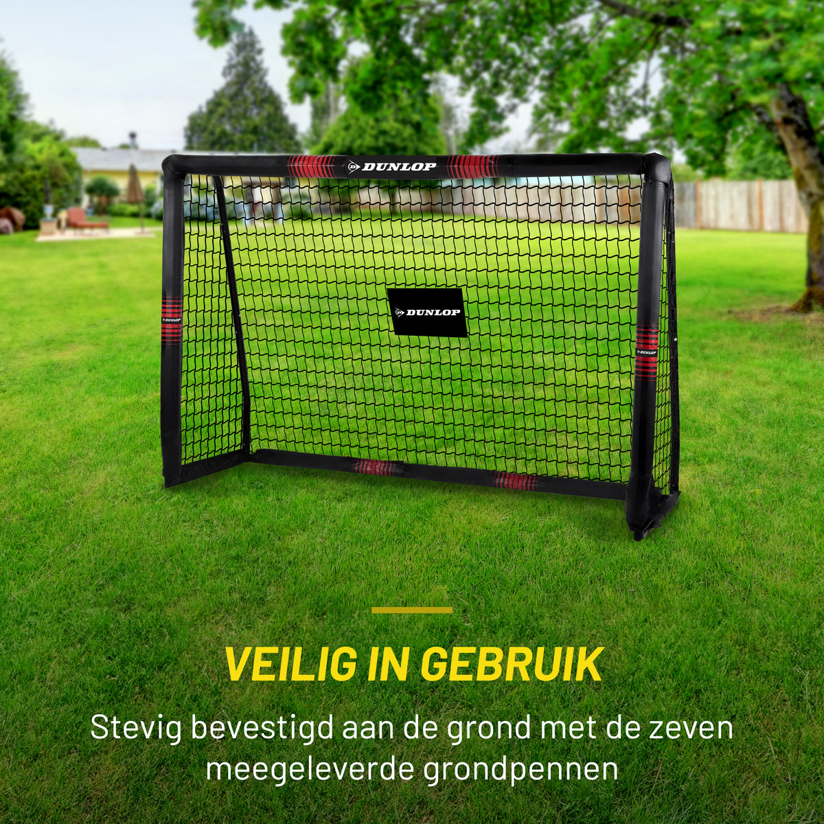 Dunlop Voetbaldoel 180 x 120 x 60cm