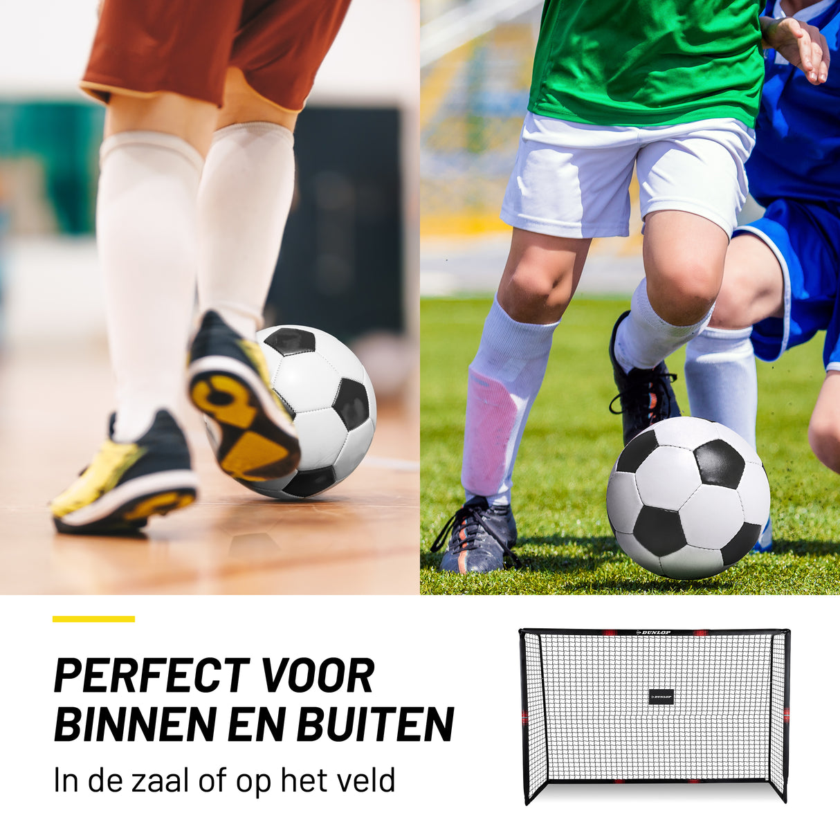 Dunlop Voetbaldoel 300 x 200 x 120cm - maximondo