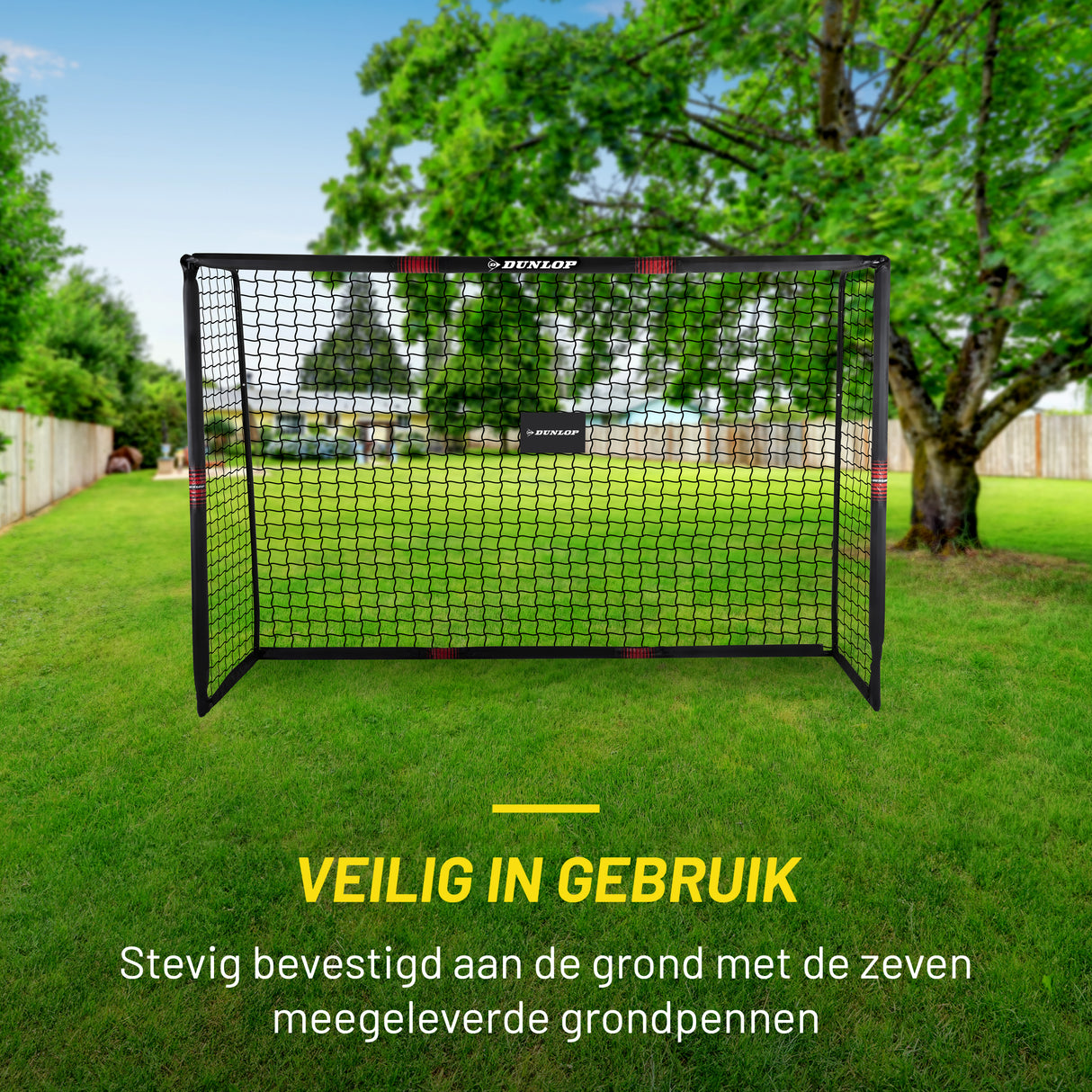 Dunlop Voetbaldoel 300 x 200 x 120cm - maximondo