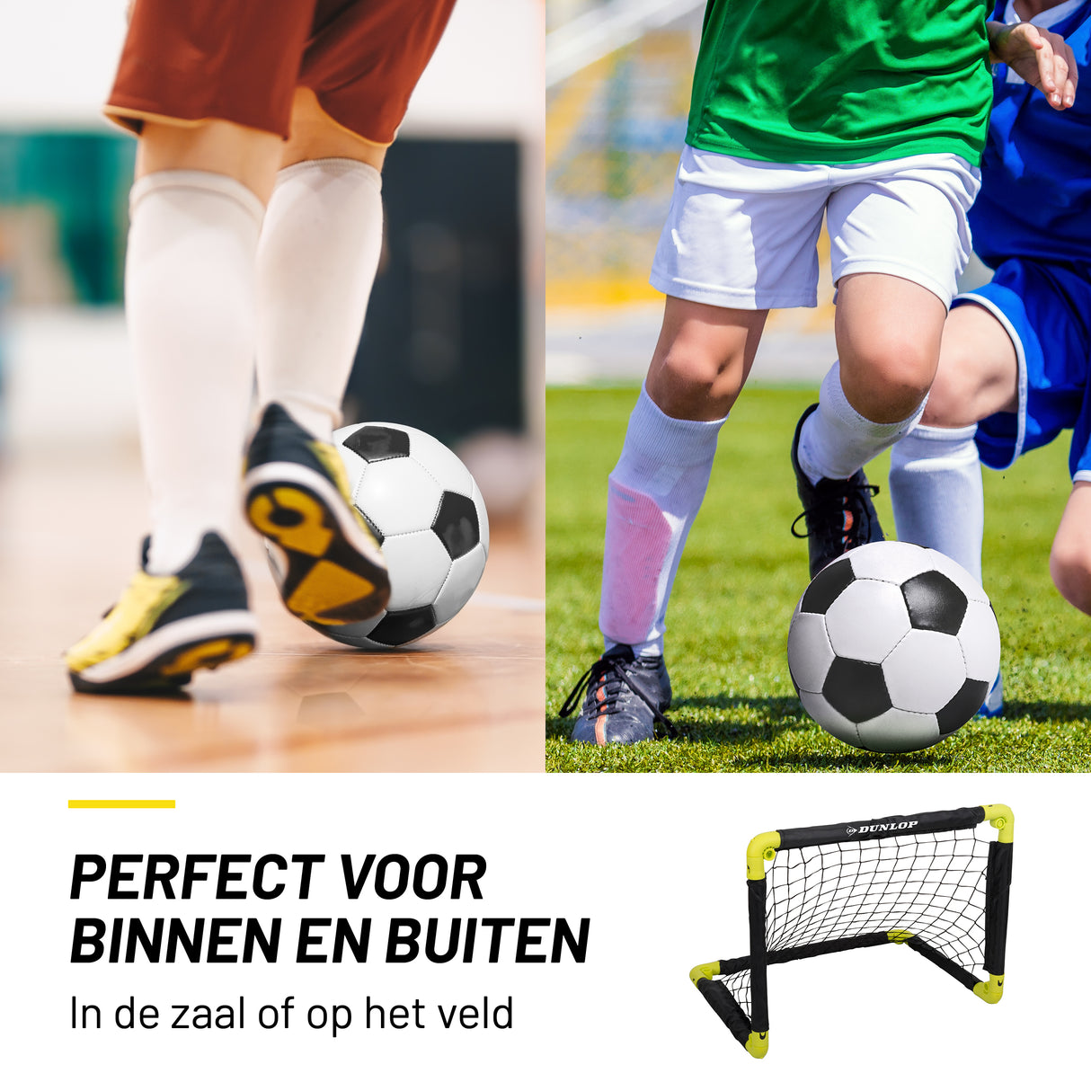 Dunlop Voetbaldoel 50 x 44 x 44cm - Opvouwbaar - maximondo