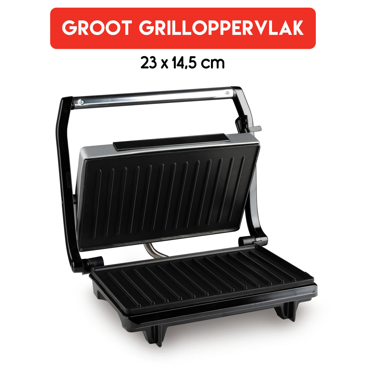 alpina Contactgrill voor Panini, Tosti, Hamburgers 700W - maximondo
