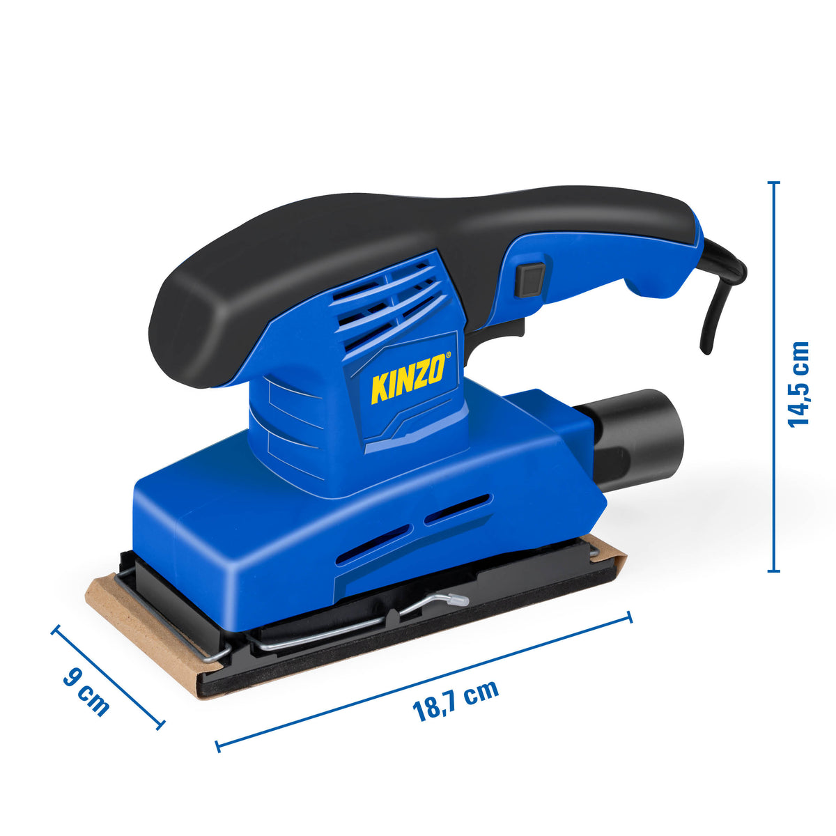 Kinzo Vlakschuurmachine 150W - Schuurmachine voor Hout - maximondo