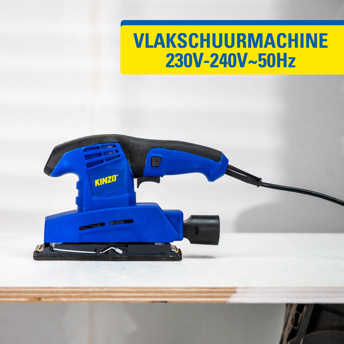 Kinzo Vlakschuurmachine 150W - Schuurmachine voor Hout - maximondo