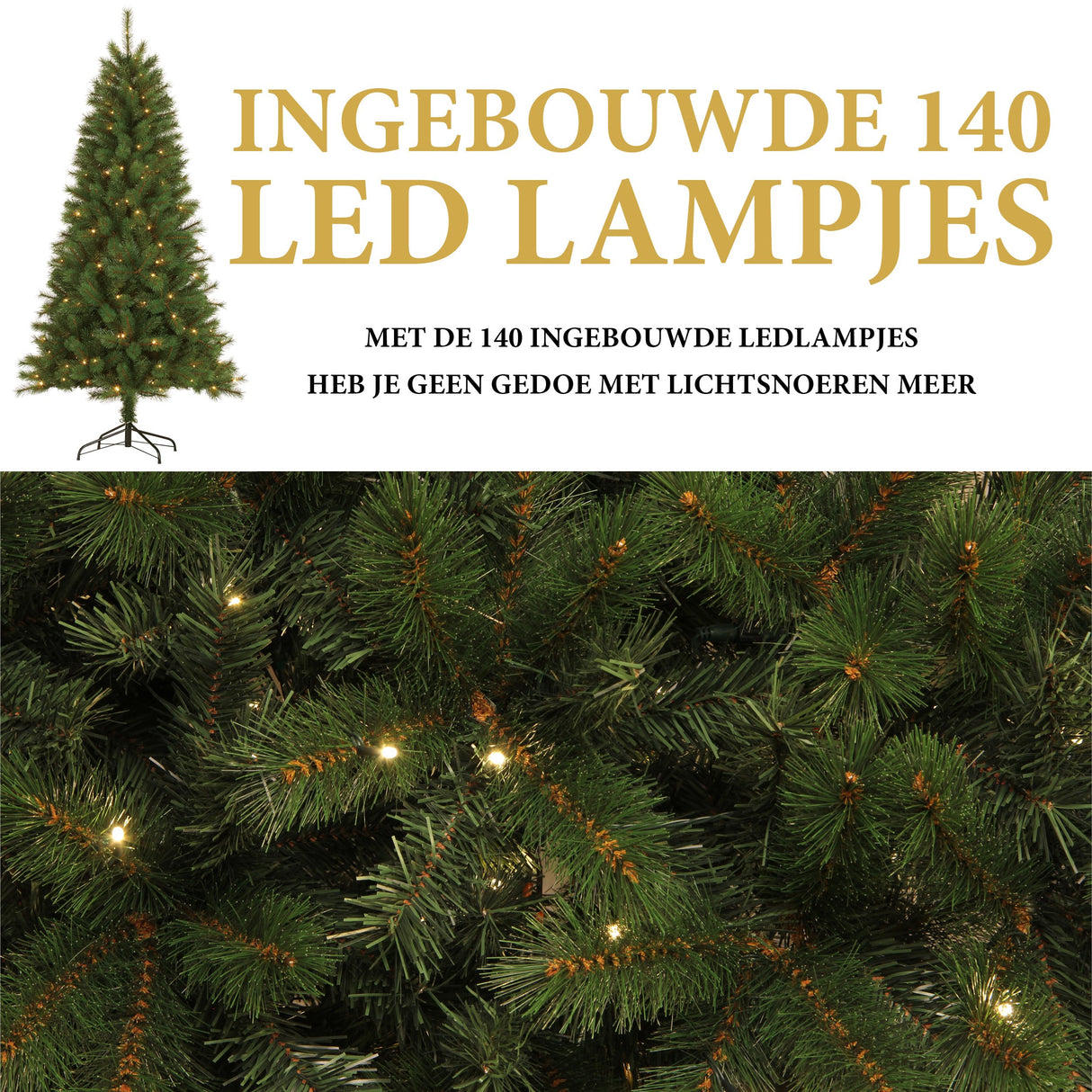 Giftsome Kunstkerstboom 185 cm - maximondo