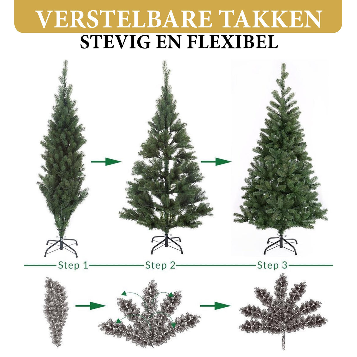 Giftsome Kunstkerstboom 185 cm - maximondo