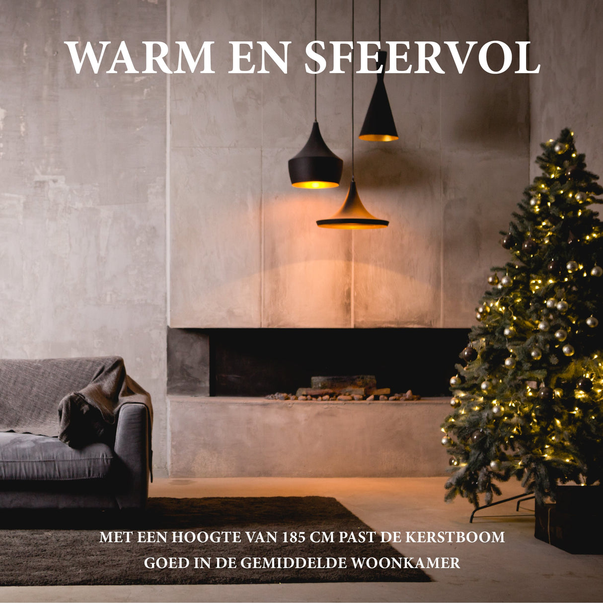 Giftsome Kunstkerstboom 185 cm - maximondo