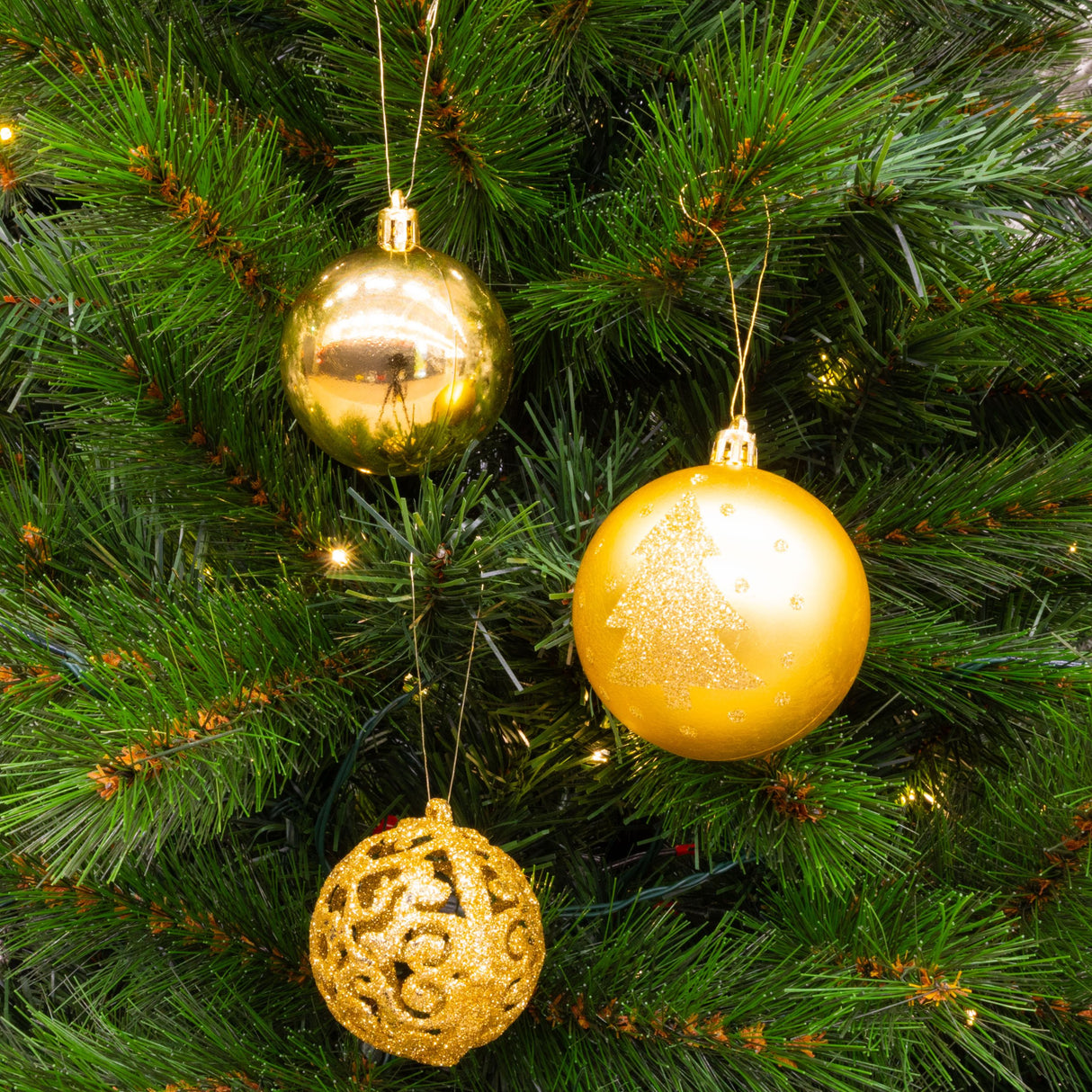 Giftsome Gouden Kersballen Set - maximondo