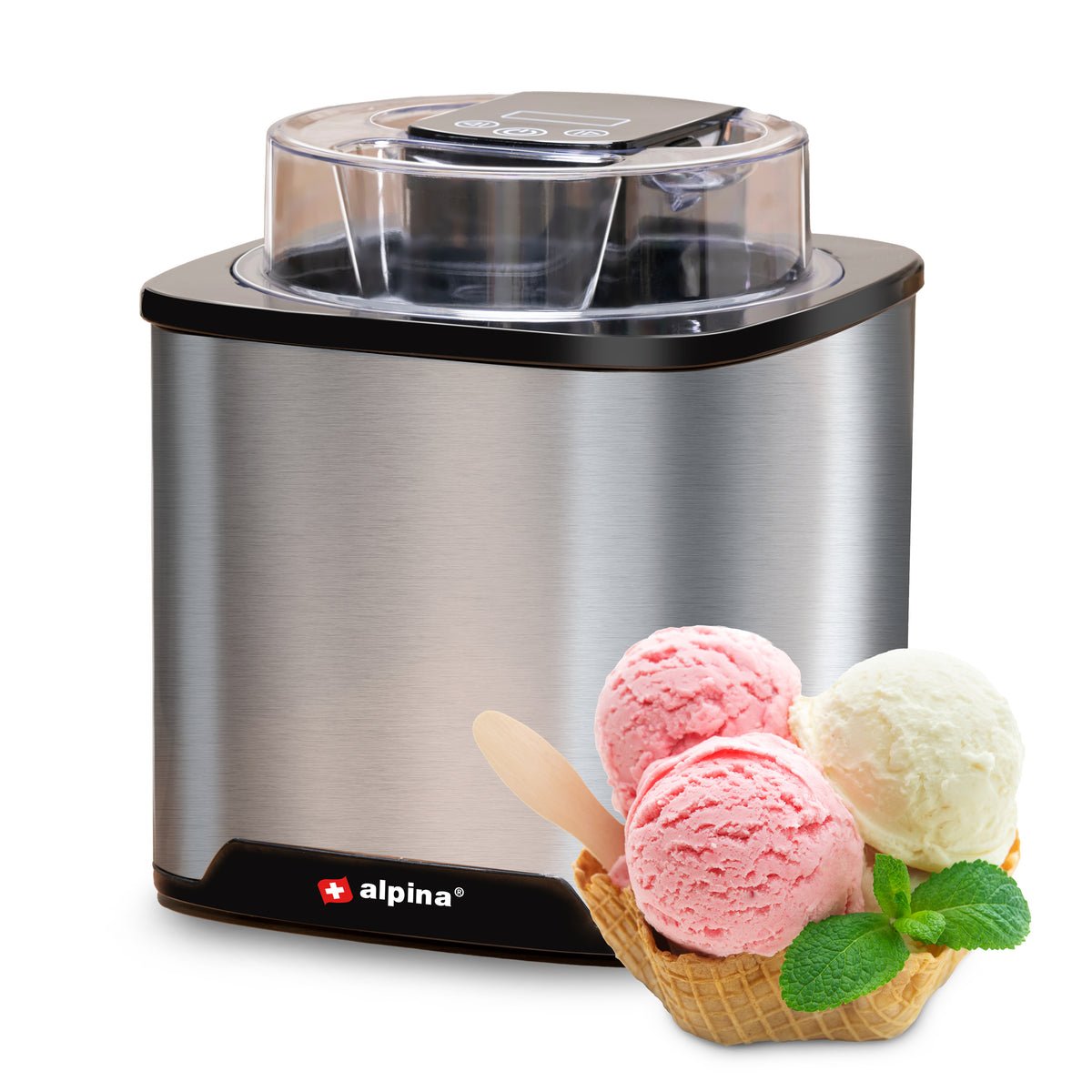 alpina IJsmachine 2L - IJsmaker Roomijs, Frozen Yoghurt