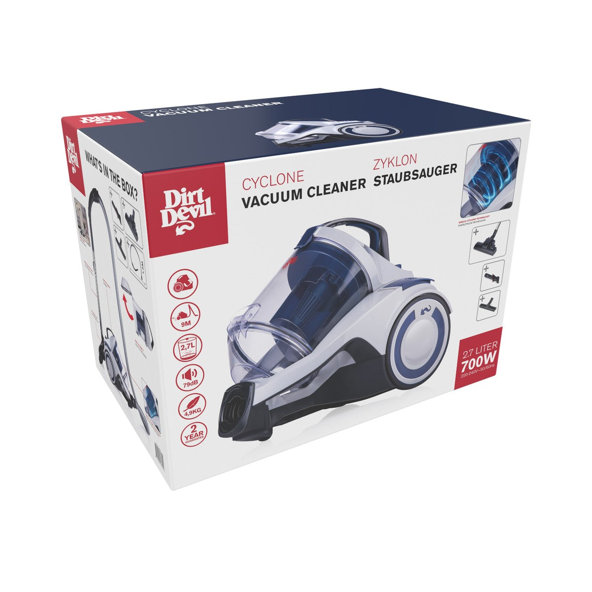 Dirt Devil Stofzuiger DD2504 700W - maximondo