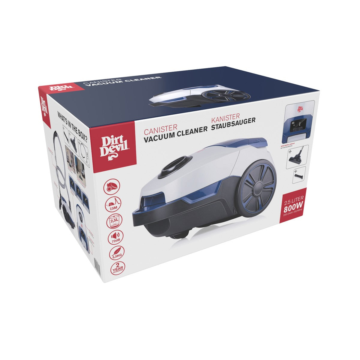 Dirt Devil Stofzuiger, 800W - maximondo