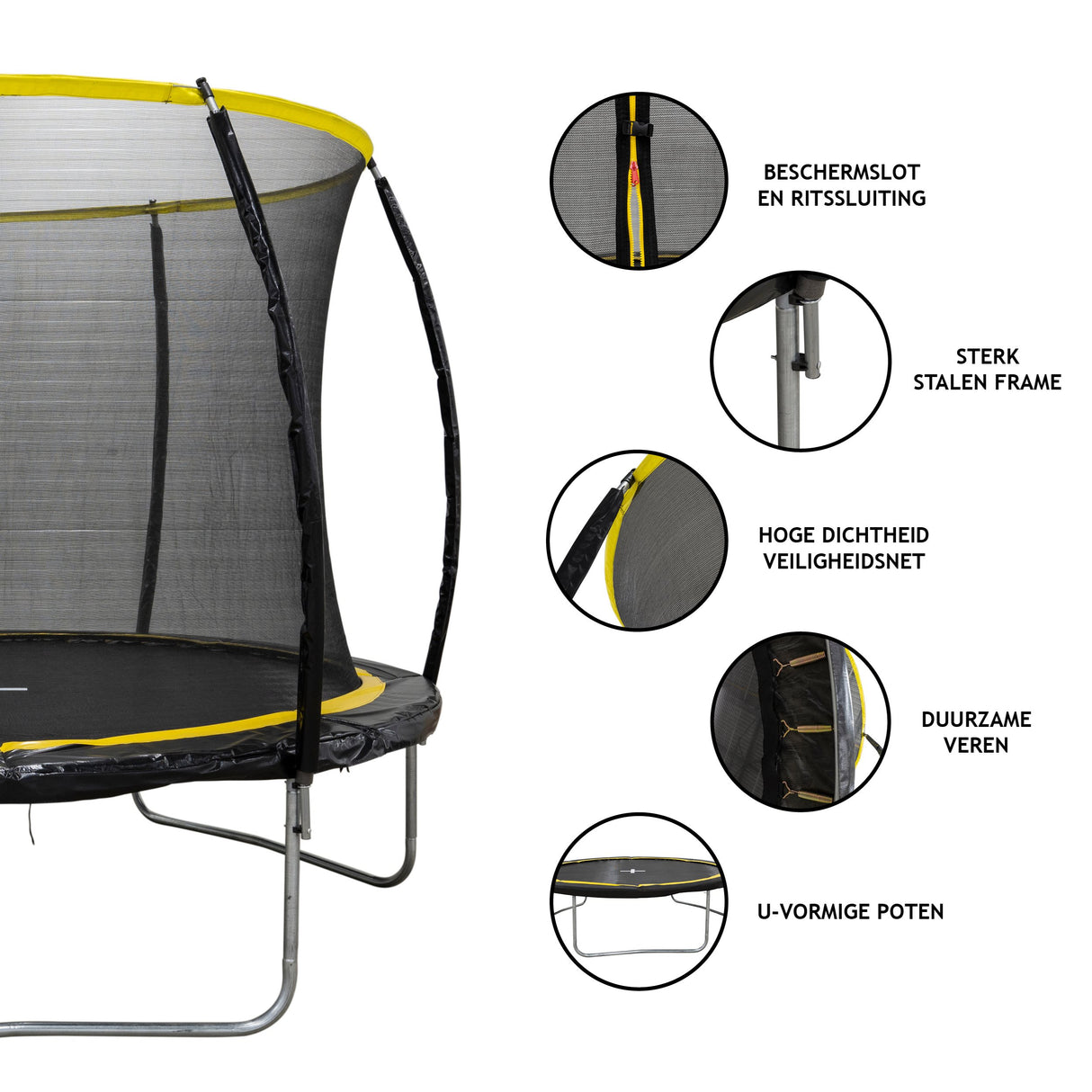 Dunlop Trampoline 6FT met Veiligheidsnet