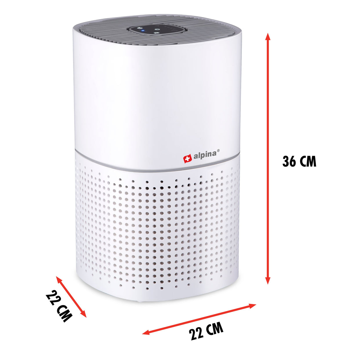 alpina Luchtreiniger met HEPA Filter - maximondo