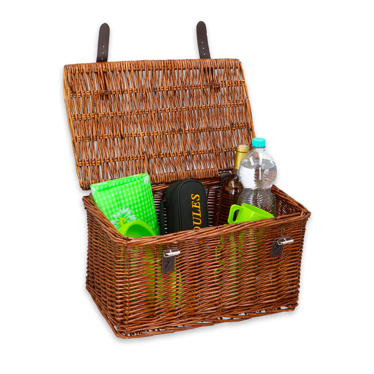 Bicycle Gear Rieten Fietsmand Voor 45x30x25cm