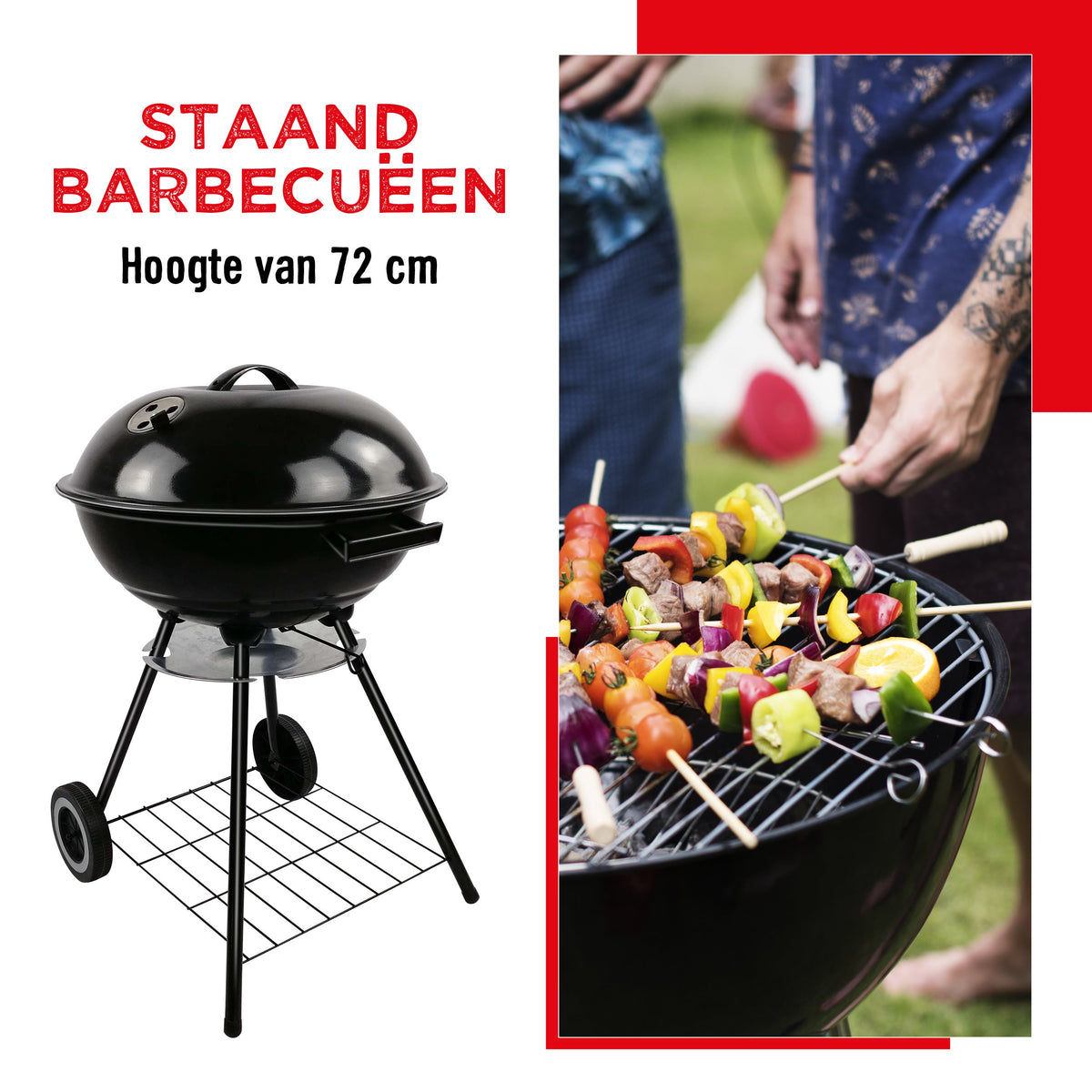 BBQ Collection Barbecue Rond Kogelbarbecue Houtskool BBQ