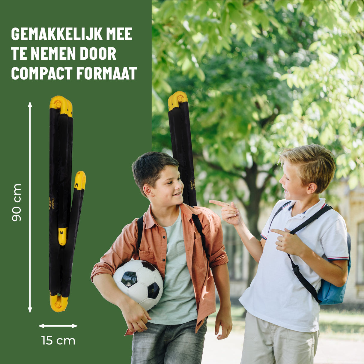 Umbro Voetbaldoel 90 x 60,5 x 61cm - Opvouwbaar - maximondo
