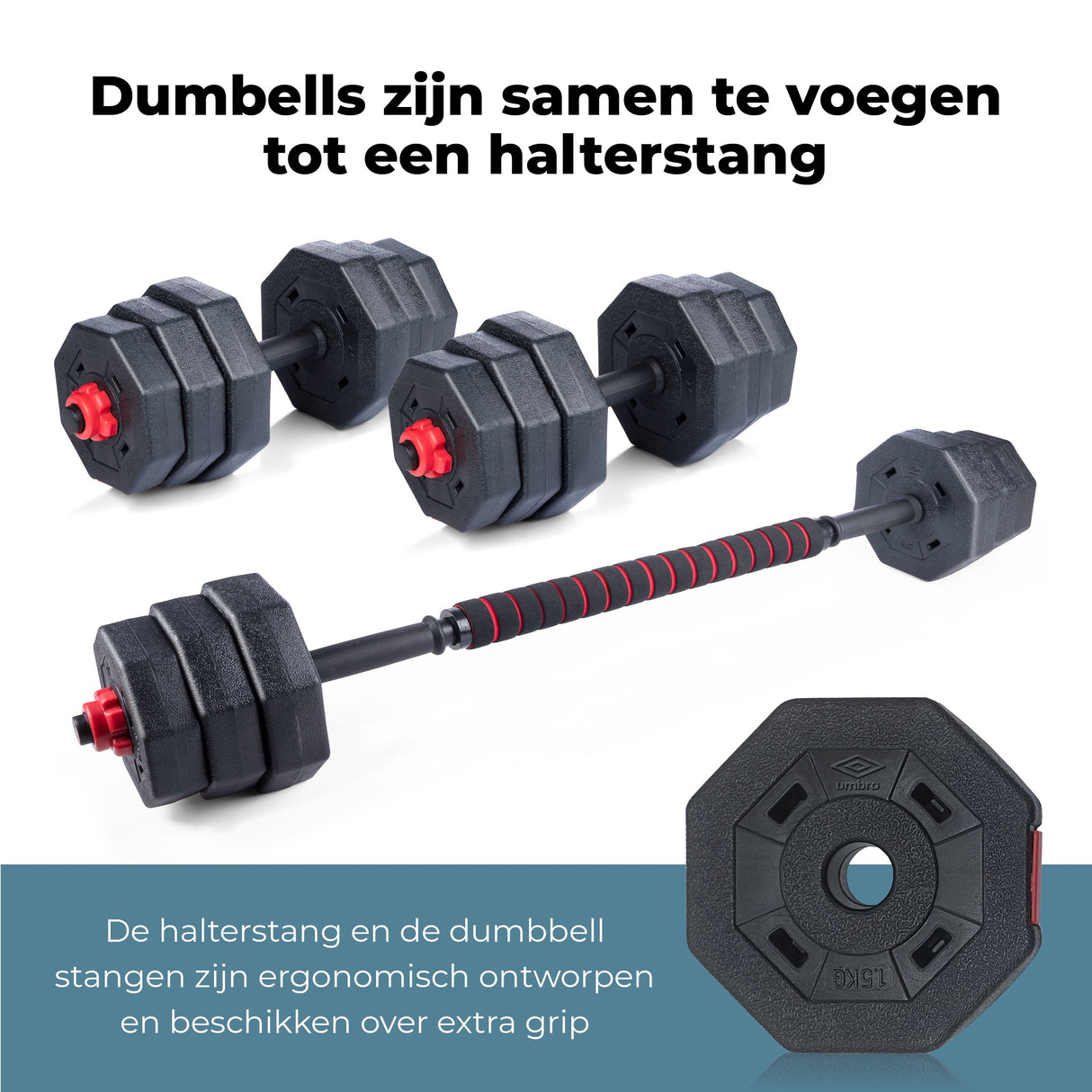 Umbro Gewichten Set Max. 20KG - maximondo