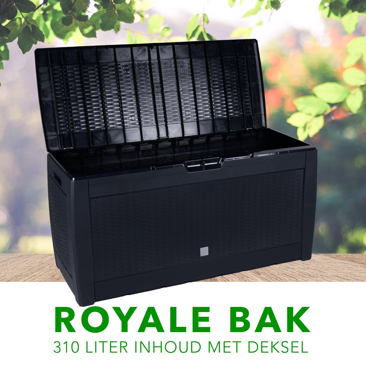 Lifetime Tuinkussenbox 310L - Zwart